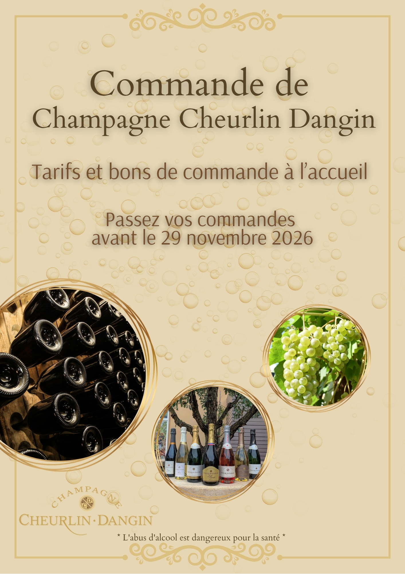 Commande de Champagne Cheurlin Dangin
